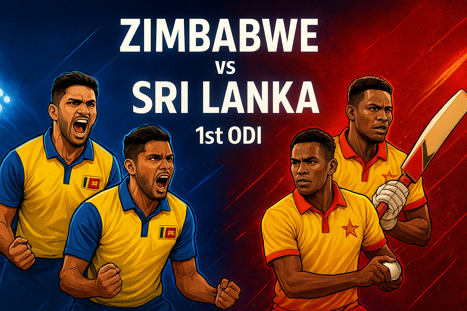 Zimbabwe vs Sri Lanka 1st ODI: Match Prediction & Fantasy Tips 2025