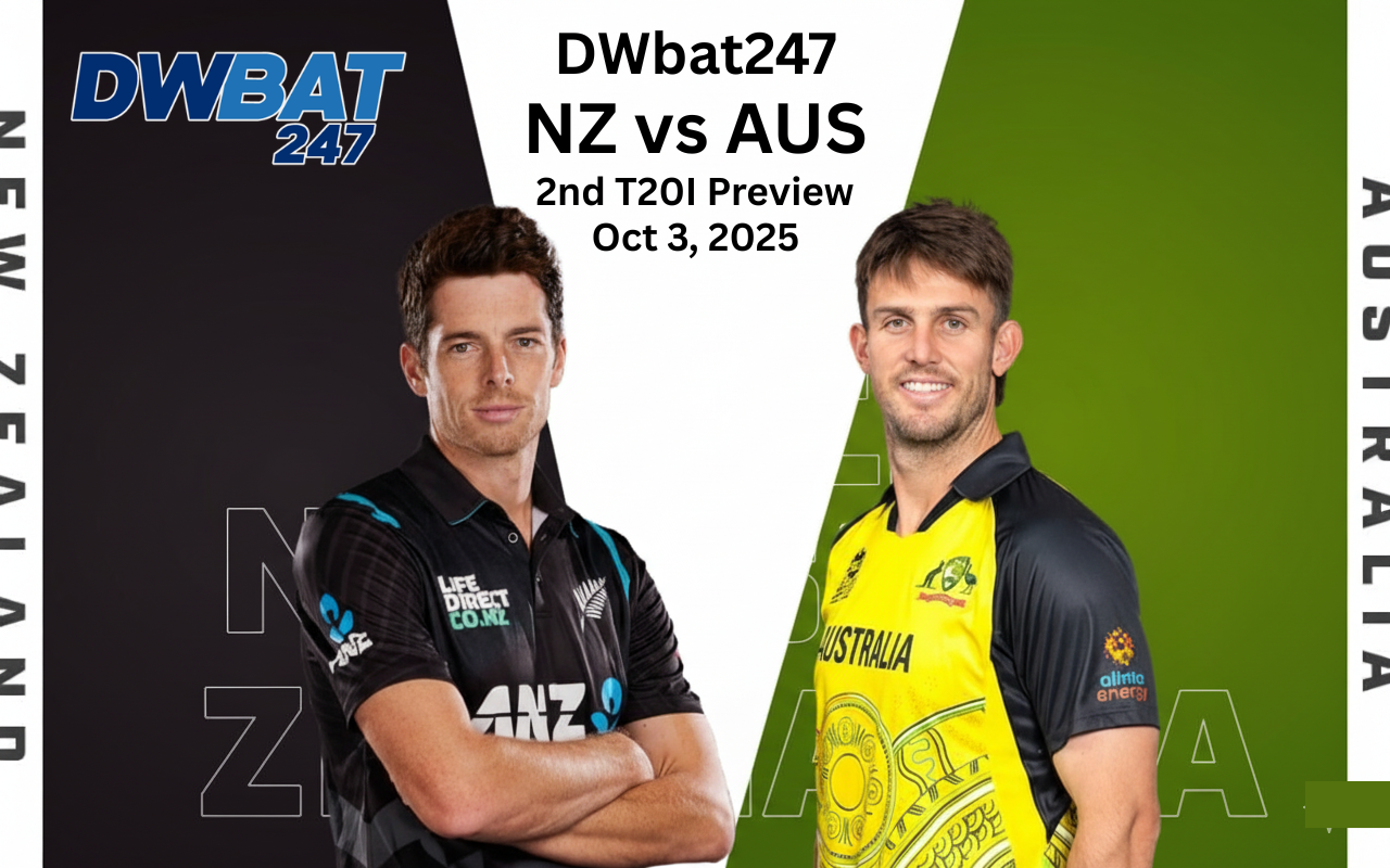 Dwbat247 NZ vs AUS 2nd T20I Preview 2025